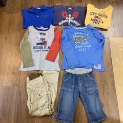 大量セット　ミキハウス　ダブルビー　130 Tシャツ　ズボン　トレーナー　140
