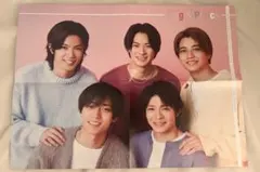 King&Prince ポスター ピンナップ 裏面 SixTONES