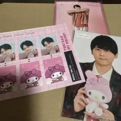 マイベスサンリオコラボ 梶裕貴 特典ステッカー　ブロマイド