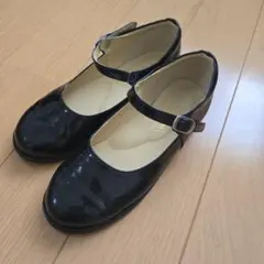 TORTOISE エナメルフォーマルシューズ 黒 21.0cm