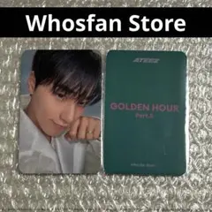 ATEEZ GOLDEN HOUR part5 ユノ　トレカ　Whosfan ATEEZ GOLDEN HOUR part5 ユノ トレカ Whosfan - メルカリ