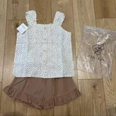 新品　韓国子供服　北欧　セットアップ　120 リゾート　コーデ