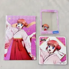 銀魂　神楽　春のぶらり旅　特典　コースター　フォト風　クリアカード　ポストカード