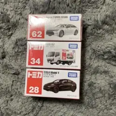 トミカ 3台セット クラウン エルフ テスラのサムネイル