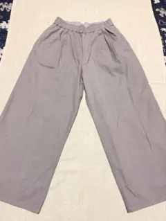 studioclip コットン　起毛　ワイドパンツ