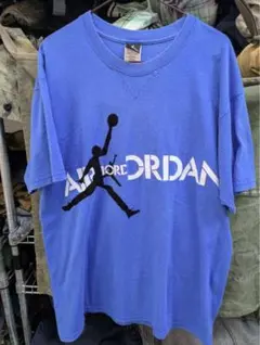 JORDAN Tシャツ ブルー ジャンプマンロゴのサムネイル