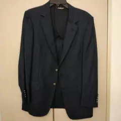 ネイビー シングルブレスト ブレザー