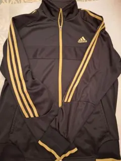 adidas ジャージ 黒/金 XL
