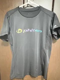 phiten ブラックスポーツTシャツ