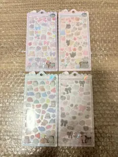 ふわドロ　4種　コンプリート　セット　ボンボンドロップシール　ふわふわ　コットン