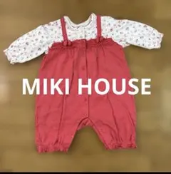 MIKI HOUSE 花柄ロンパース 95cm未満