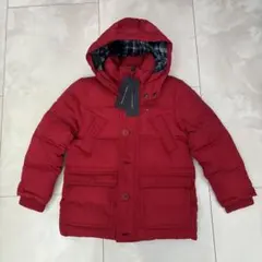 ☆新品 値札付き☆トミーヒルフィガー ダウンコート 中綿 レッド チェック 4T