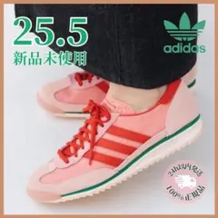 SALE 新品未使用⭐︎adidas ピンク レッド スニーカー 25.5cm