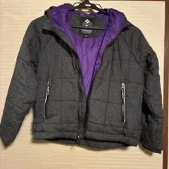 Columbia 中綿コート S/P グレー/パープル