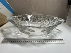 百貨店購入 いちご柄 ガラスボウル 両手付き 約34cm 百貨店購入 いちご柄 ガラスボウル 両手付き 約34cm - メルカリ