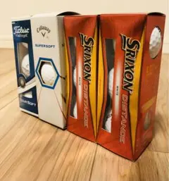 【新品未使用】ゴルフボール 各種４パックセット