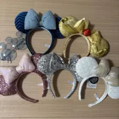 香港ディズニーランド カチューシャ 6点セット ミニーマウス ミッキー