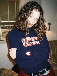 Allison Brown MY DAILY LOGO PULLOVER 新品