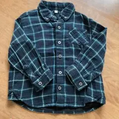 size90チェックシャツ 無印良品