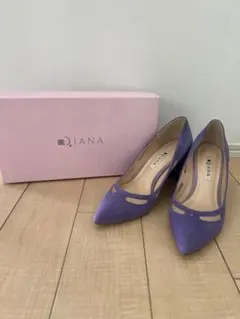 再！！値下げしました！DIANA ダイアナ パンプス 23センチ 紫のサムネイル