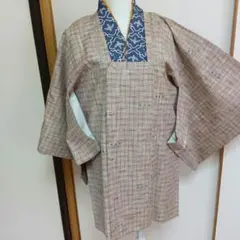 道行・コート チェック柄風