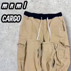 【美品】mnml ZIP カーゴパンツ CARGO DRAWCORD PANTS