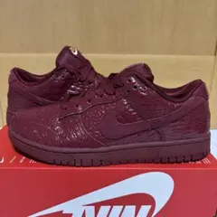 NIKE ナイキ ダンク ロー クロコダイル チームレッド 23.5cm - メルカリ