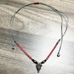 No.A5 ハンドメイド マクラメ編み ネックレス