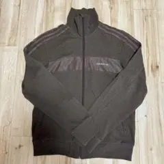 アディダス　トラックジャケット　古着ジャージ　茶ブラウン