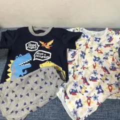 パジャマ　まとめ売り　95cm 子供服　恐竜柄 上下セット