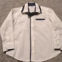 ☆フォーマルシャツ 110cm 水玉模様