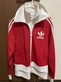 【希少】 adidas ベッケンバード トラックジャケット ジャージ 白 赤