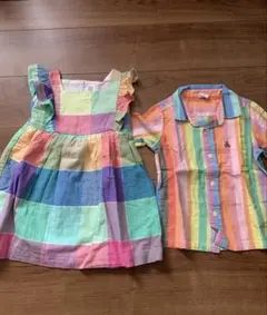新品未使用 baby GAP ワンピースとシャツセット