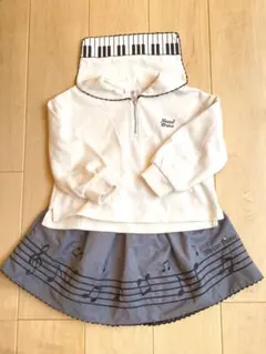 ☆メゾピアノ 音楽モチーフ セットアップ