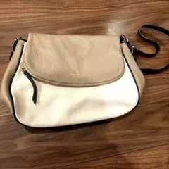 ケイトスペード　グレイジュ　ホワイト ハンドバッグ