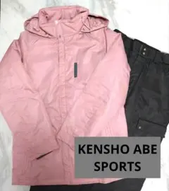 【美品】KENSHO ABE SPORTS スキーウェア スノボウェア L・LL