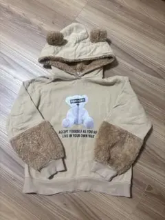 Pinkhunt クマ耳パーカー Sサイズ