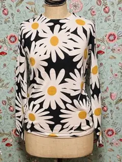 本日限りの特価 新品未使用フリーサイズ花柄長袖トップス