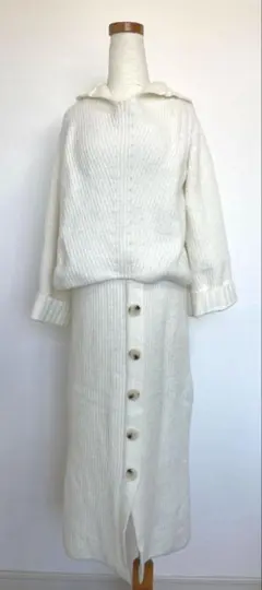 MERCURYDUOのニットセットアップ☆フリーサイズ