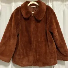 ブラウン ボアジャケット