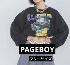ページボーイ リメイクライクショートスウェット