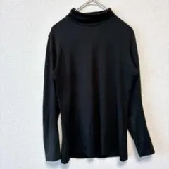 ユニクロ ヒートテック タートルネック Tシャツ ブラック Mサイズ