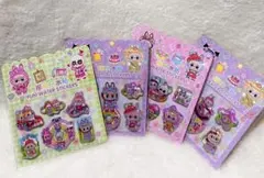 新作❣️ラブブ☆水シール　ウォーターシール 4枚セット①