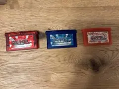 ポケットモンスター ルビー・サファイア・ファイアレッド3本セット
