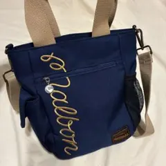 Malbon Golf ラウンドバッグ ミニトート ネイビー