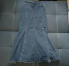 GU　デニムマーメイドスカート