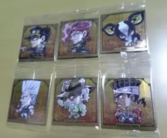 ジョジョ　ウエハース　シール　ジョースター一行　未開封　6枚セット