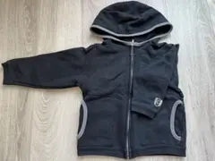 コムサイズム　パーカー　黒　子ども　キッズ