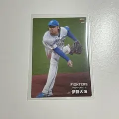 日ハム　伊藤大海　プロ野球チップス　エラーカード