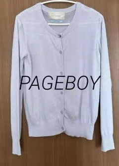 alicia PAGEBOY COOL FIBER カーディガンデザインボタン付のサムネイル